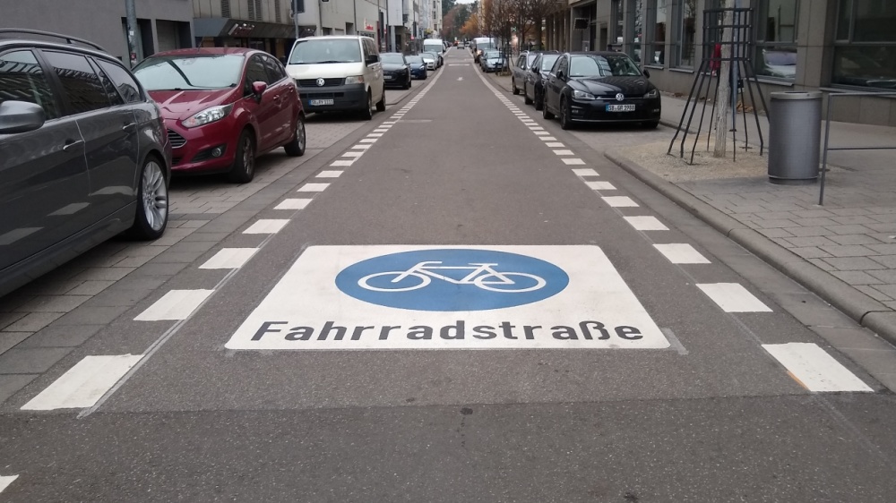 Fahrradstraße Hohenzollernstraße